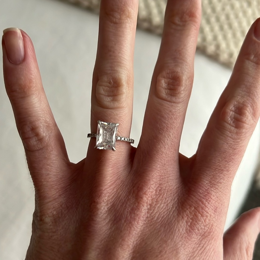 Faux engagement ring